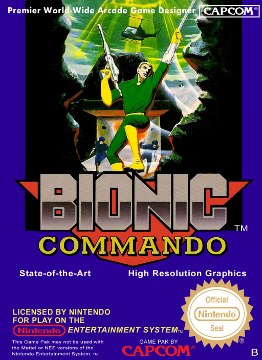 Bionic Commando (Europe) box art
